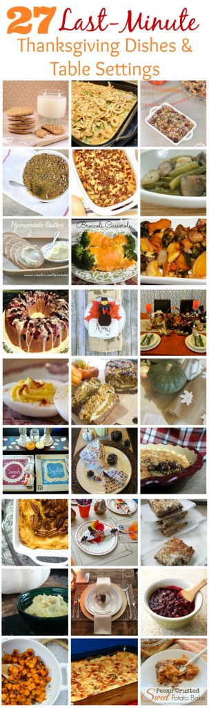 Thanksgiving recipes & table ideas