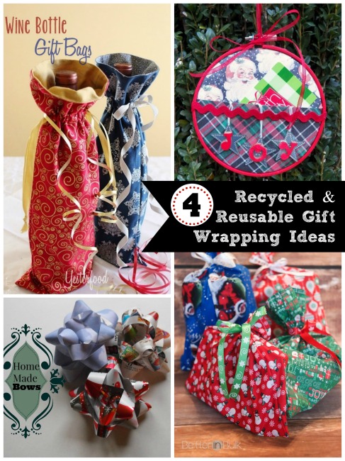 4 Recycled & Reusable Gift Wrapping Ideas
