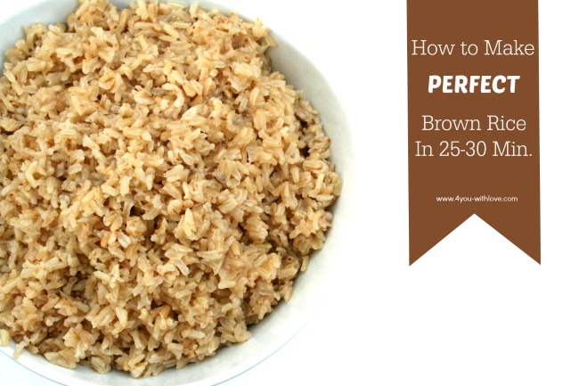 How to Make Perfect Brown Rice