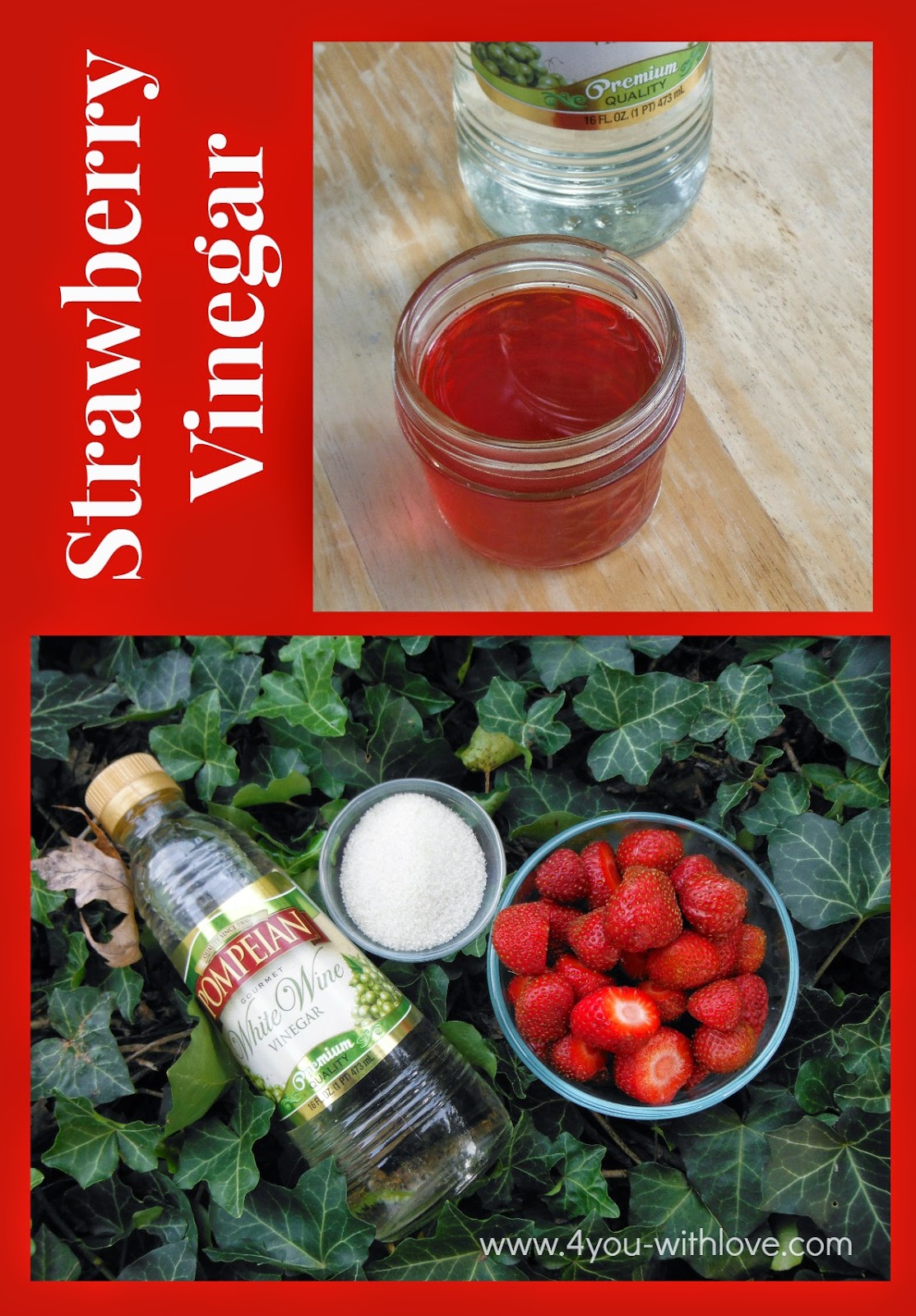 DIY Strawberry Vinegar
