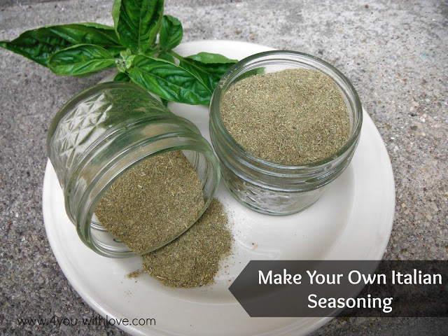 Party Thyme, Preserving the Summer – Make Your Own Italian Seasoning