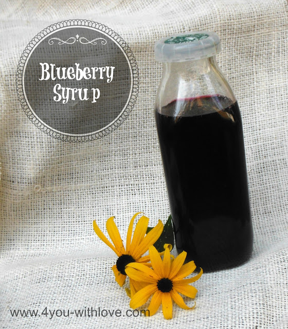 Party Thyme, Preserving the Summer – Blueberry Syrup