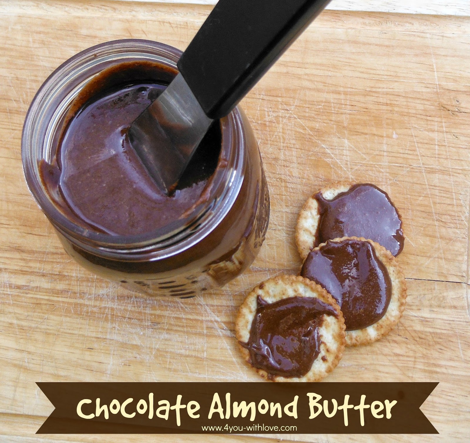 Chocolate Almond Butter Labeled