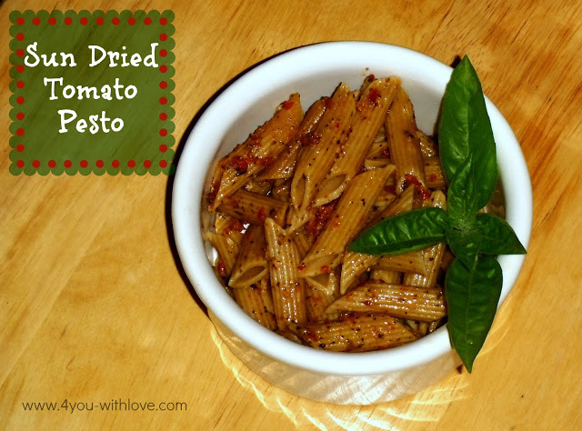 Party Thyme, ABCs and 123s – Sun Dried Tomato Pesto