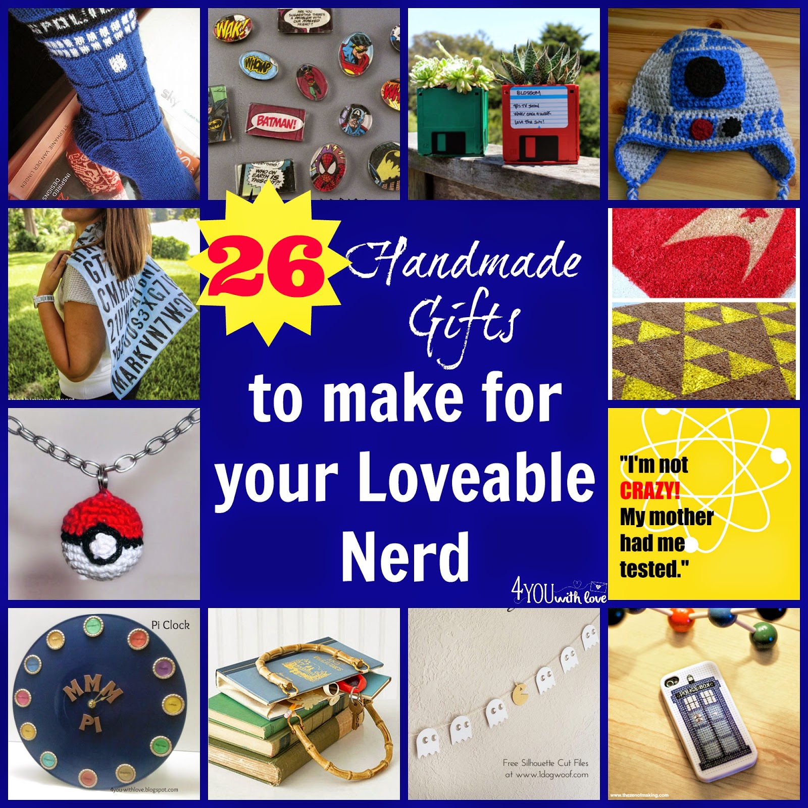 26 Handmade Gifts for the Loveable Nerds in Your Life