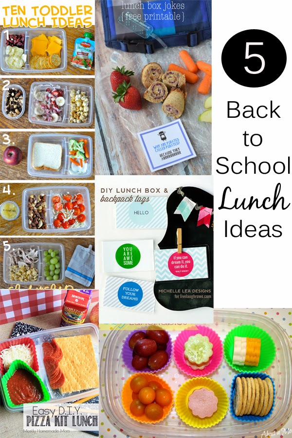 5 Back To School Lunch Ideas and The Project Stash Link Party