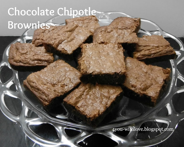 My Favorite Spices- Chocolate Chipotle Brownies
