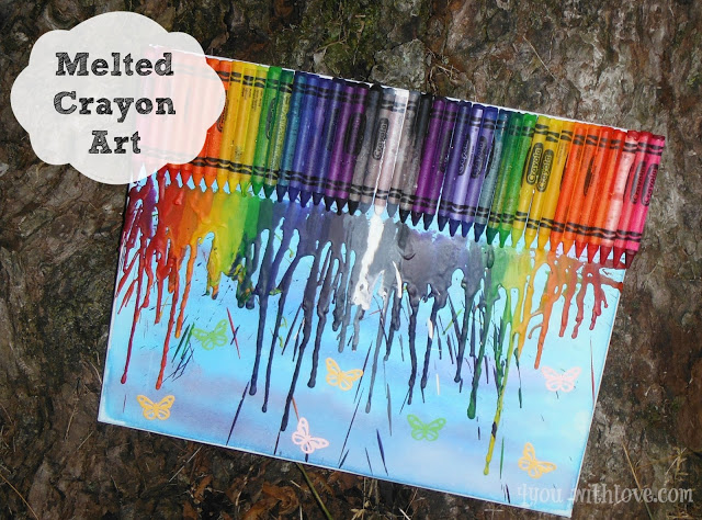 Melted Crayon Art – #JoAnn #CapeDiscovery