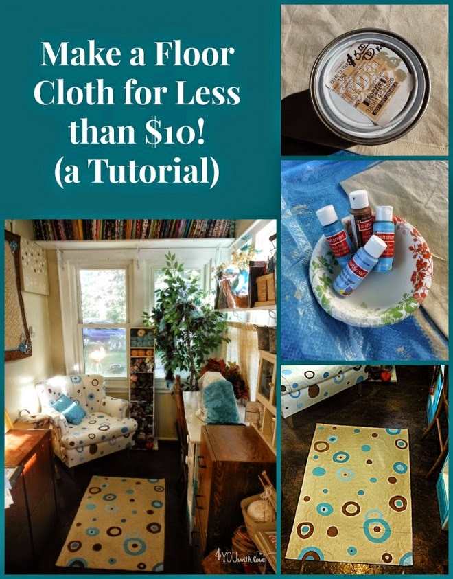 DIY Floor Cloth – A Contributing Post @ The NY Melrose Family