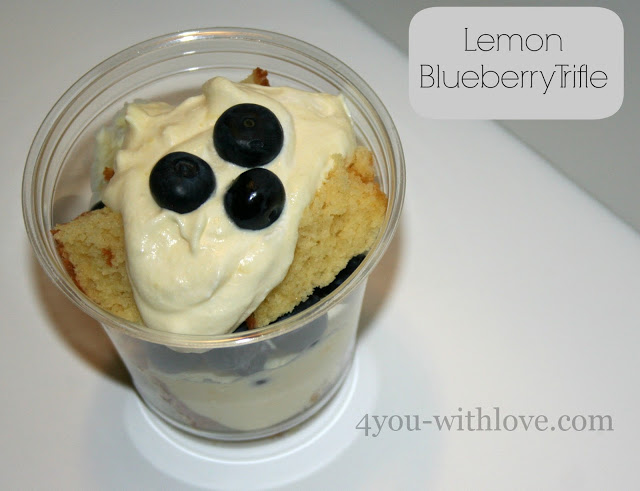 Individual Lemon Blueberry Trifles – Summer Birthday Cake Ideas #BettyCrocker