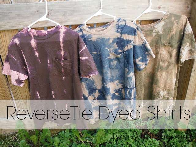 Reverse Tie Dyed Shirts