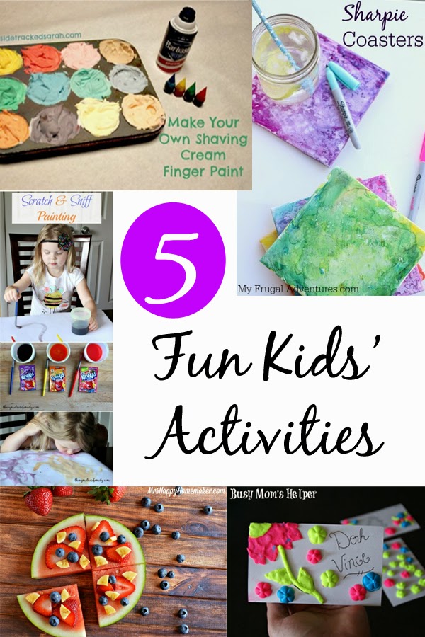 5 Fun Kid Activities & The Project Stash Link Party