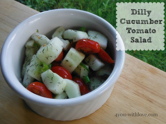 Party Thyme, Beat the Heat – Dilly Cucumber & Tomato Salad