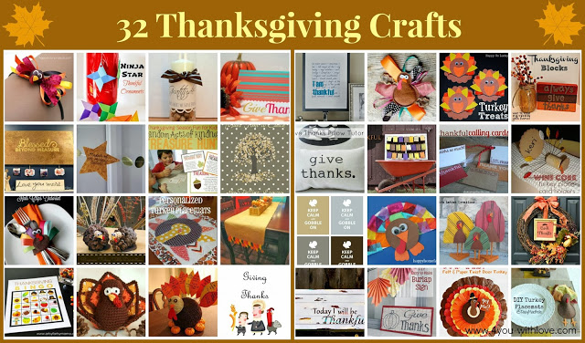 32 Thanksgiving Crafts (#HomemadeHoliday)