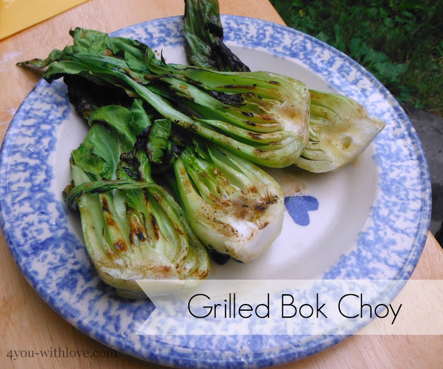 Party Thyme, Get Your Grill On – Grilled Baby Bok Choy