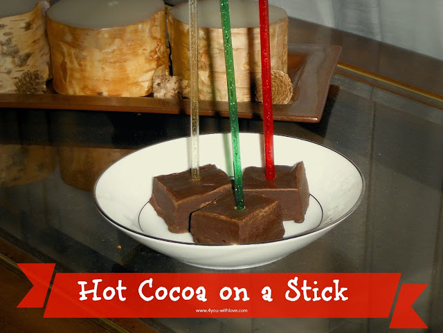 Hot Cocoa on a Stick (#HomemadeHolidays)