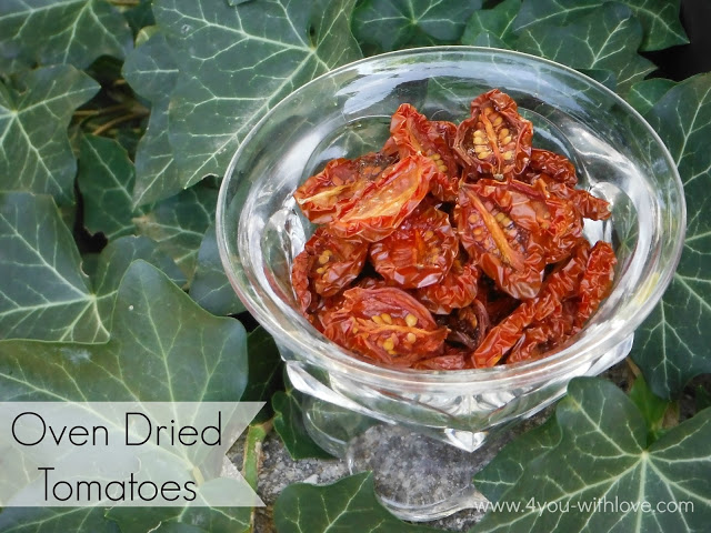 Party Thyme, Preserving the Summer – Oven Dried Tomatoes