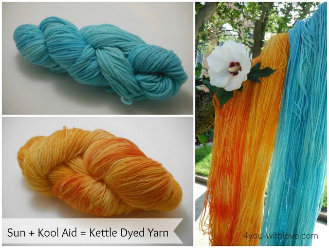 Solar “Kettle Dyed” Yarn With Kool Aid