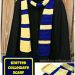 Knitted Collegiate Scarf Pattern