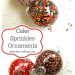 Cake Sprinkle Ornaments & Craft Lightning
